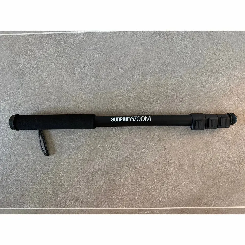 Sunpak 6700M Aluminum Monopod Lightweight Camera Support Tool Portability